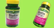 Biotin 5000 mcg tablets- Hair Skin Nail Health