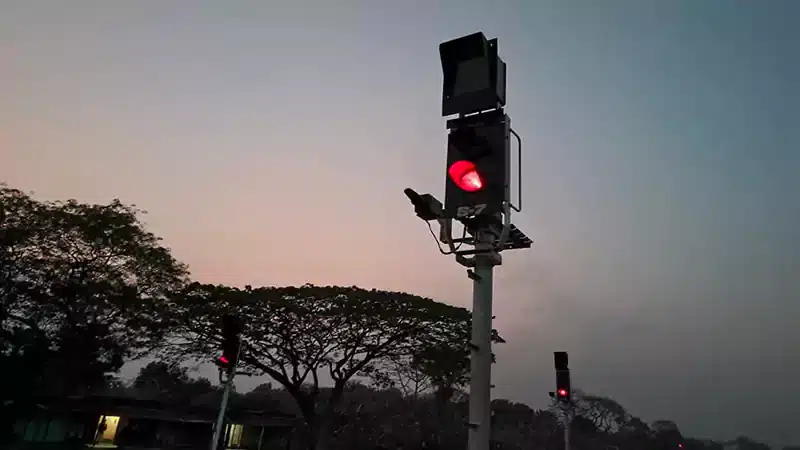 The Train Red signal