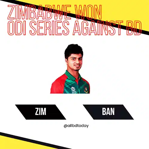 Bangladesh lost ODI series against Zimbabwe