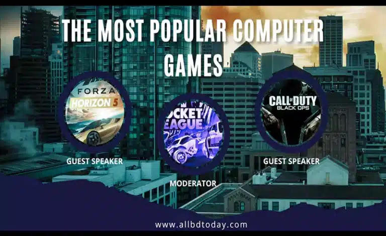 The most popular computer games