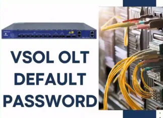 VSOL OLT Default Password